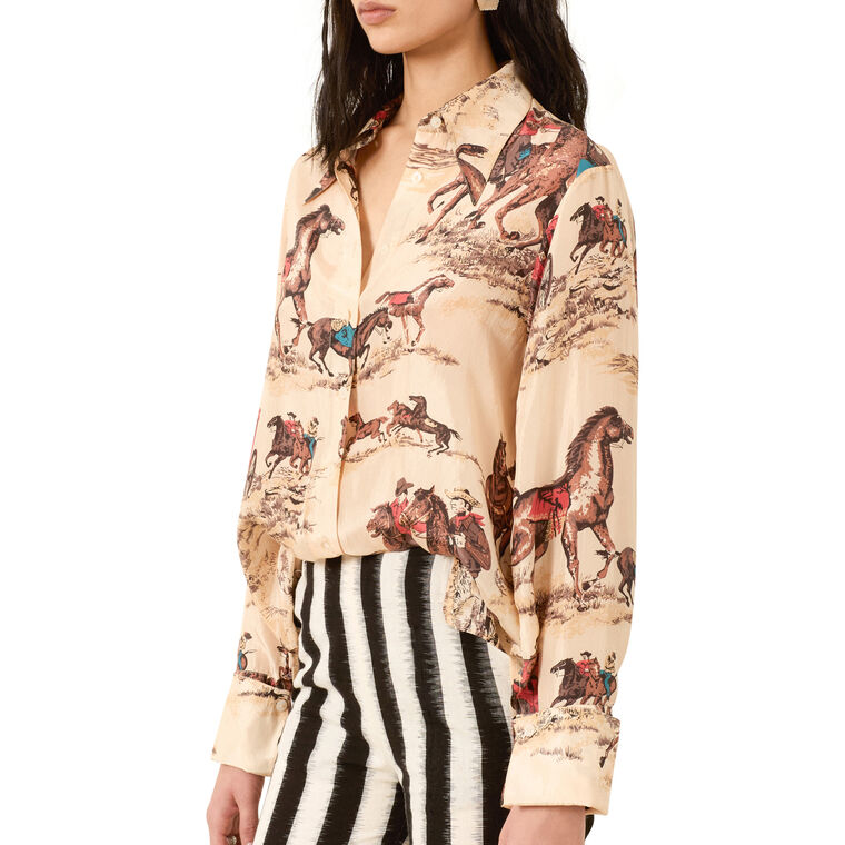 Dana Cowboy Silk Shirt image number null