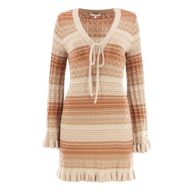 Mary Wool Blend Mini Dress image number null