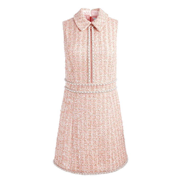 Ellis Embellished Collared Zip Front Dress image number null