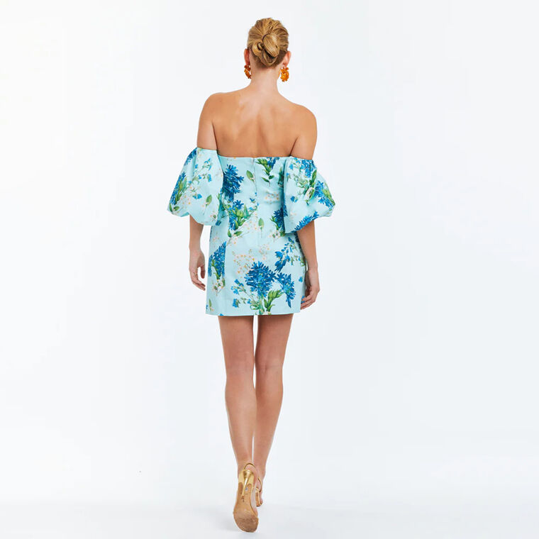 Arlowe Floral-Print Off-Shoulder Mini Dress image number null