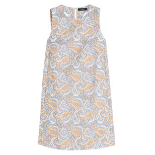 Giallo Sleeveless A-Line Mini Dress