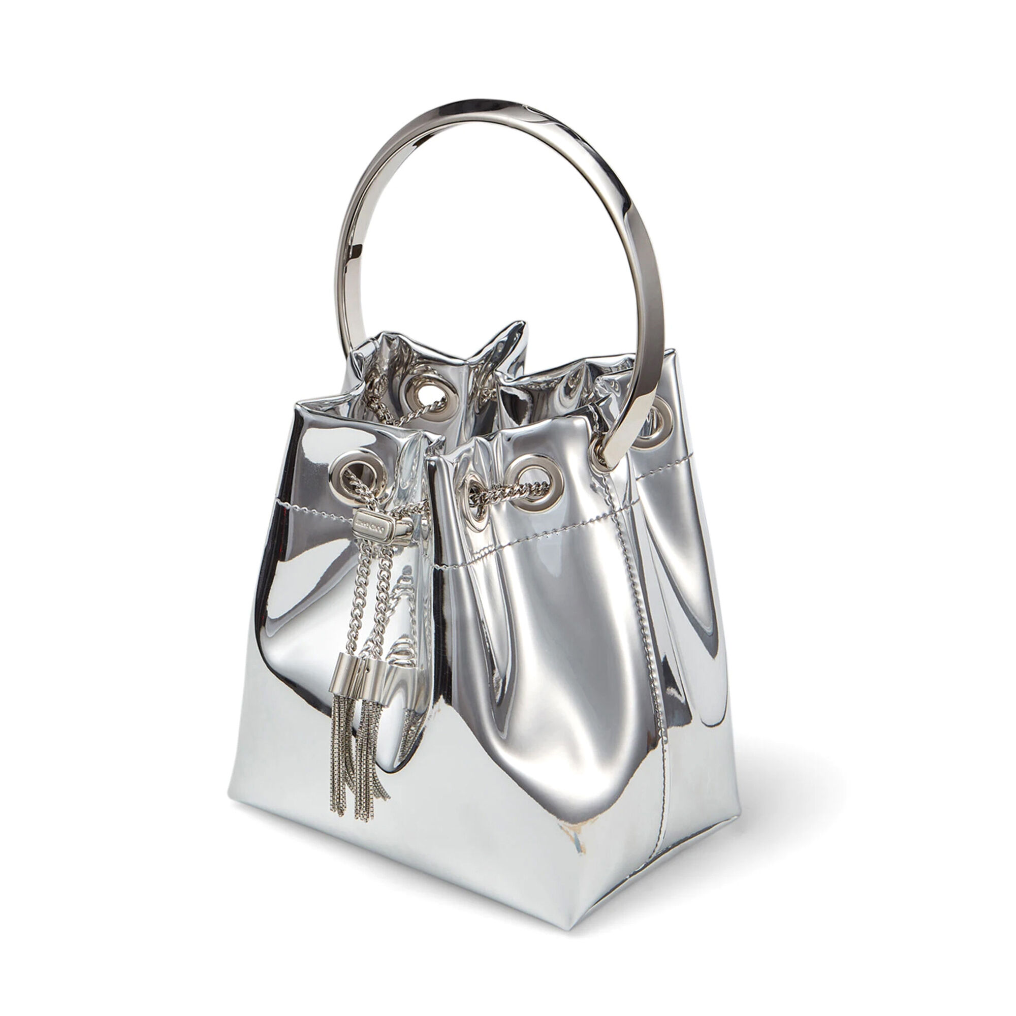 関税送料込★Jimmy Choo ボンボンミラーファブリックミニバッグ Bon Bon Mirror Fabric Mini Bag