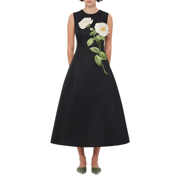 Cleo Embellished Sleeveless Midi Dress image number null