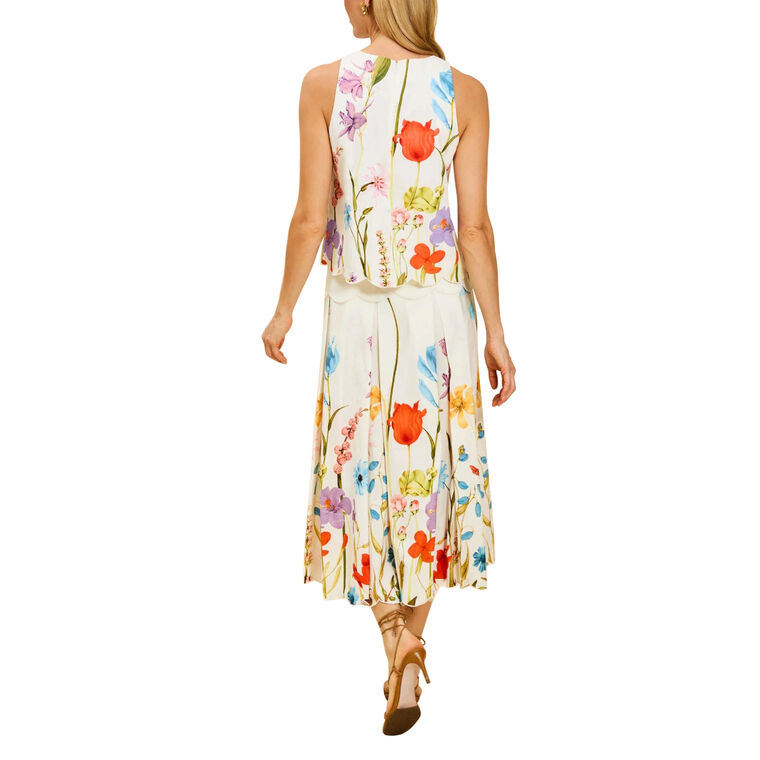 Sonata Scallop Midi Skirt image number null