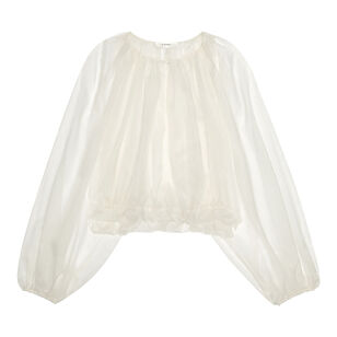 The Sheer Balloon Blouse