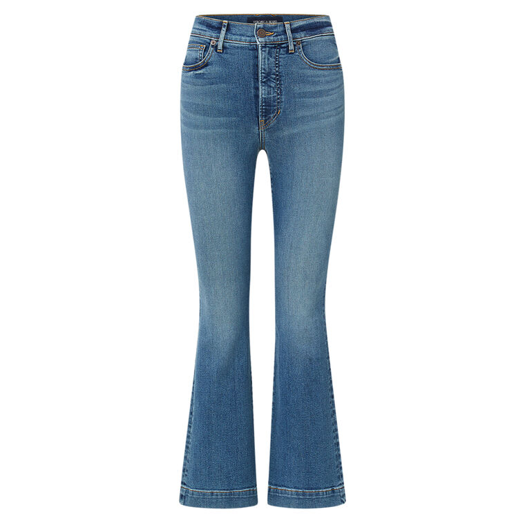 Carson High Rise Ankle Kick-Flare Jean image number null