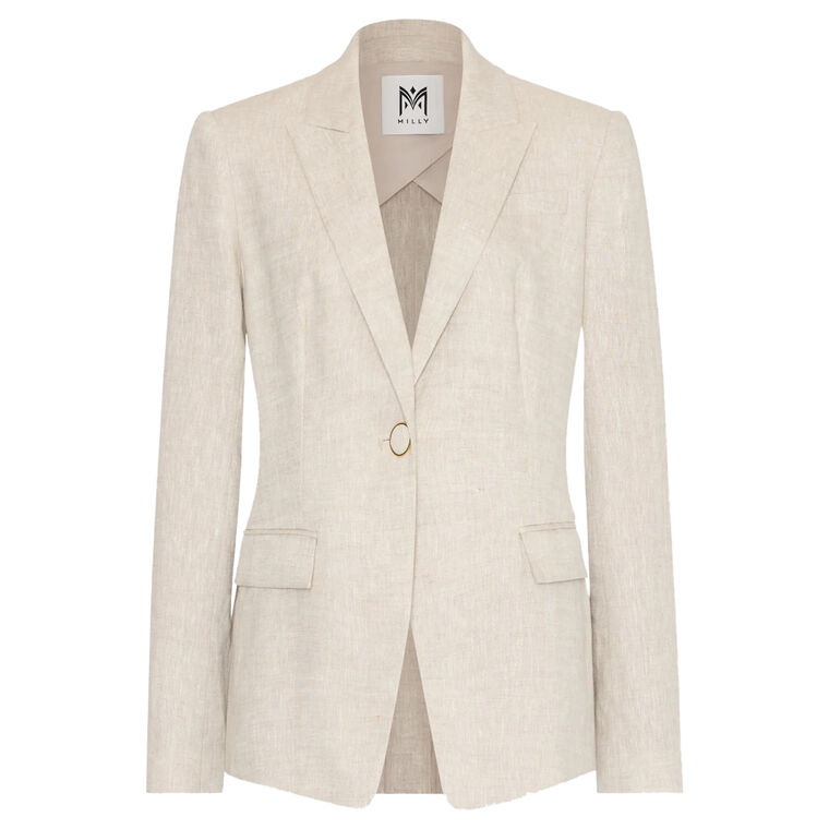 Alexa Linen Blazer image number null