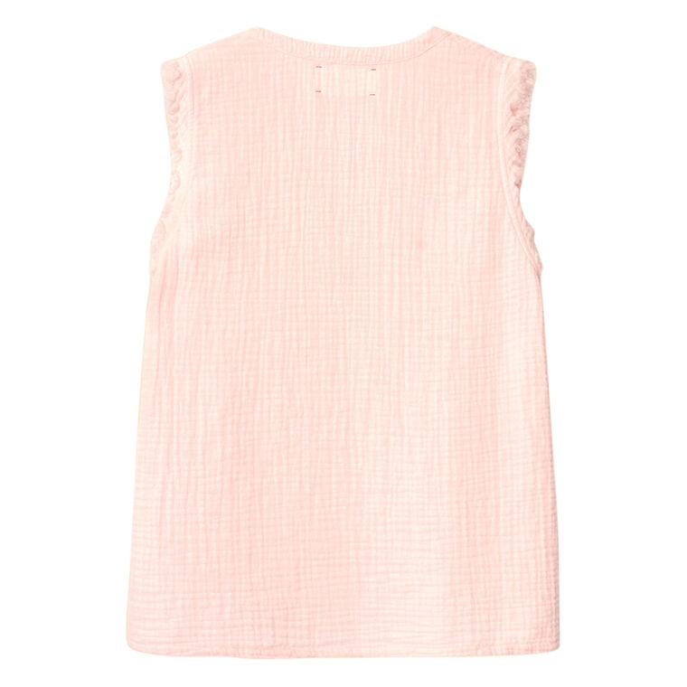 Portia Sleeveless V-Neck Top image number null