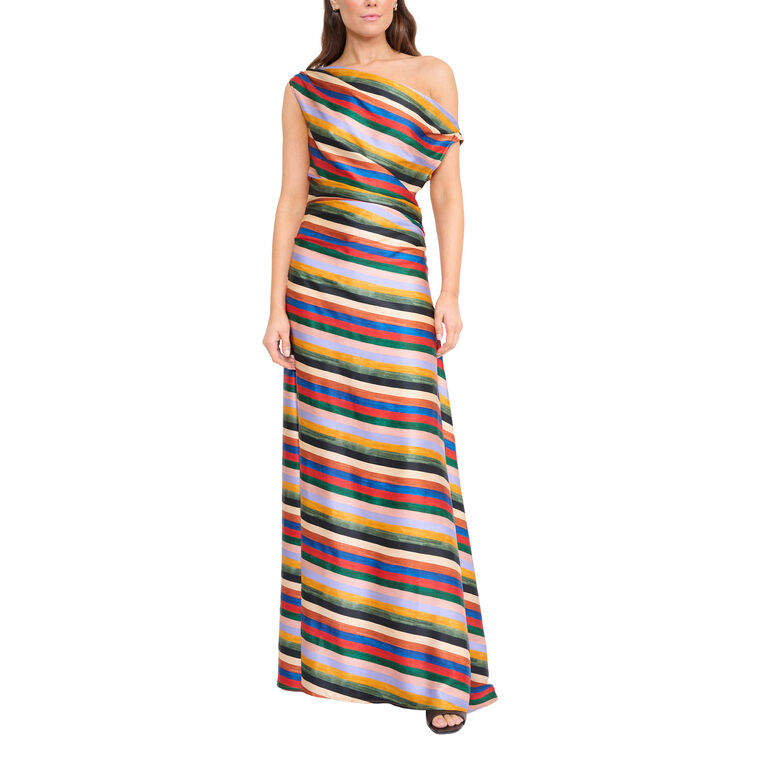 Phare Silk Maxi Dress image number null