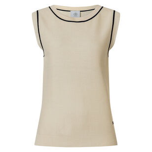 Phia Sleeveless Silk Knit Top