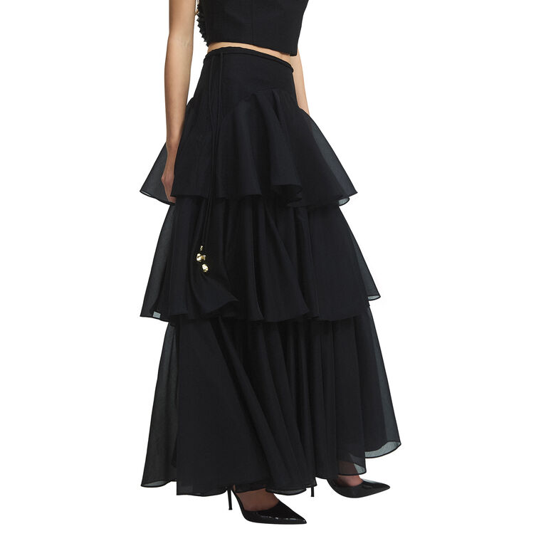 Radiate Pleated Maxi Skirt image number null