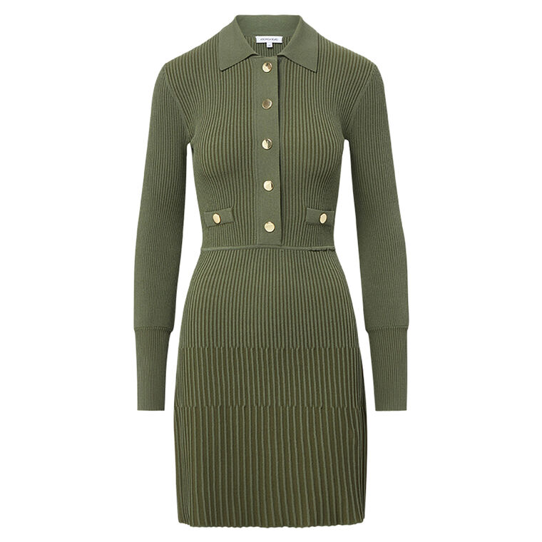 Lauper Long Sleeve Sweater Mini Dress image number null