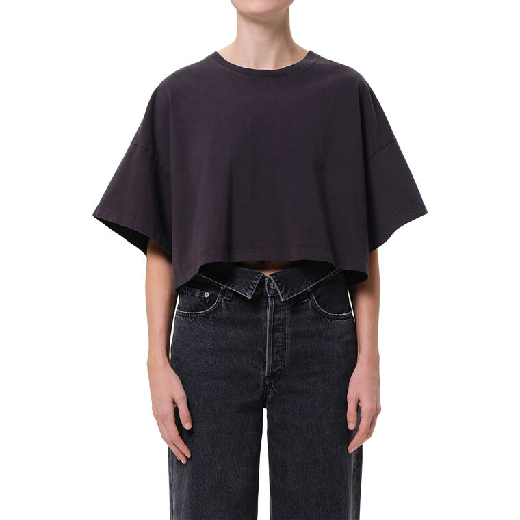 Arli Oversized Cropped Tee image number null