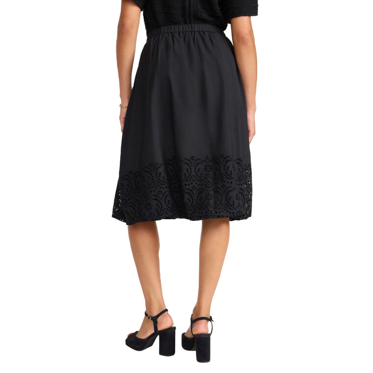 Loti Eyelet Midi Bubble Skirt image number null