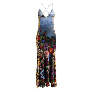 Milta Floral Mermaid Slip Dress
