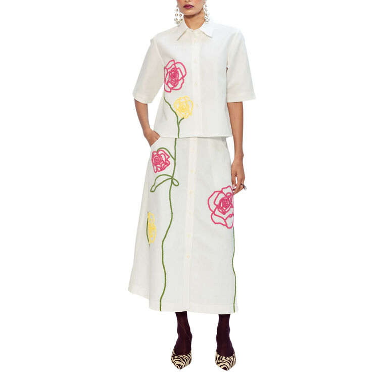 Botanique Midi Skirt image number null