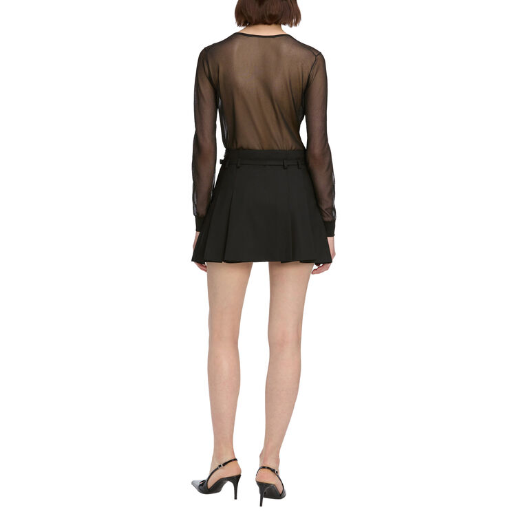 The Pleated Mini Skirt image number null
