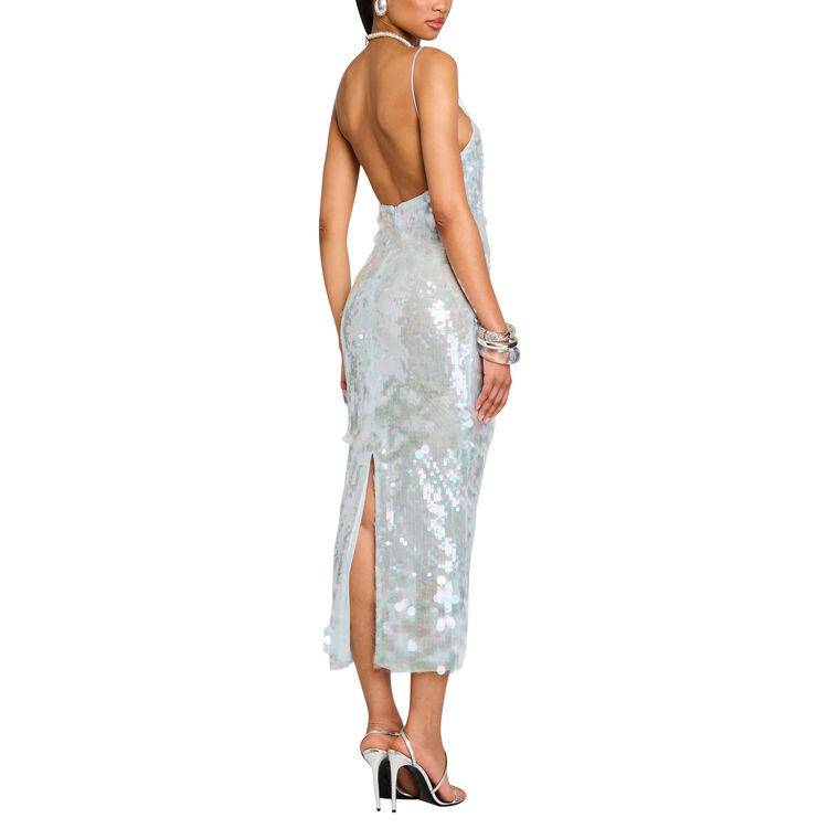Alana Sleeveless Sequin Midi Dress image number null