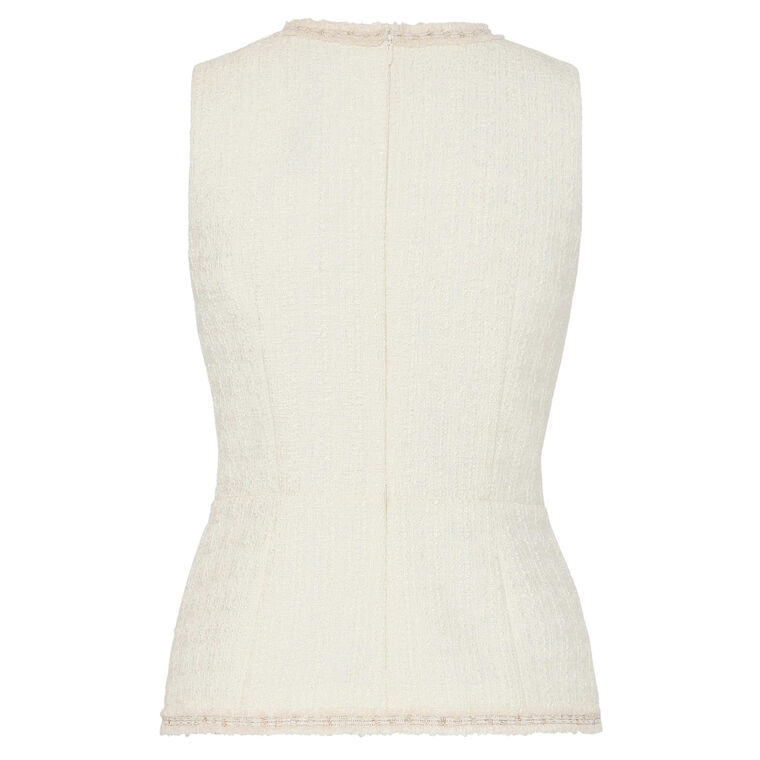 Nette Boucle Sleeveless Top image number null