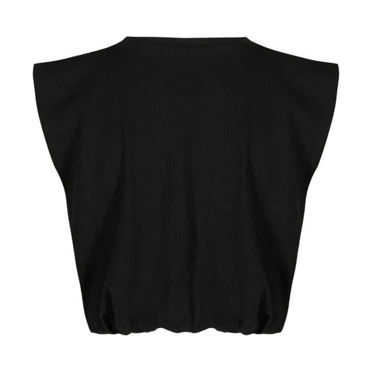 Muraya Cap Sleeve Cropped T-Shirt image number null
