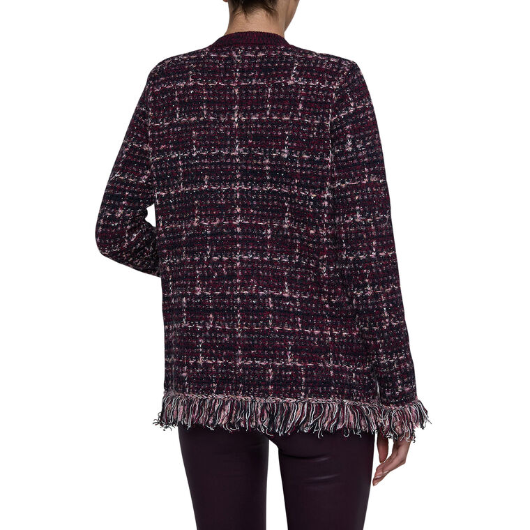 Kastoria Fringe Trim Cardigan image number null