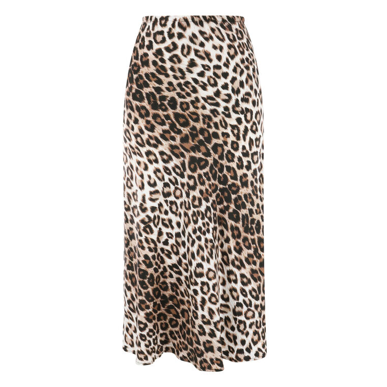 Nola Bias Cut Midi Skirt image number null