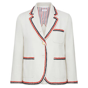 Selvedge Denim Cropped Sack Sportcoat