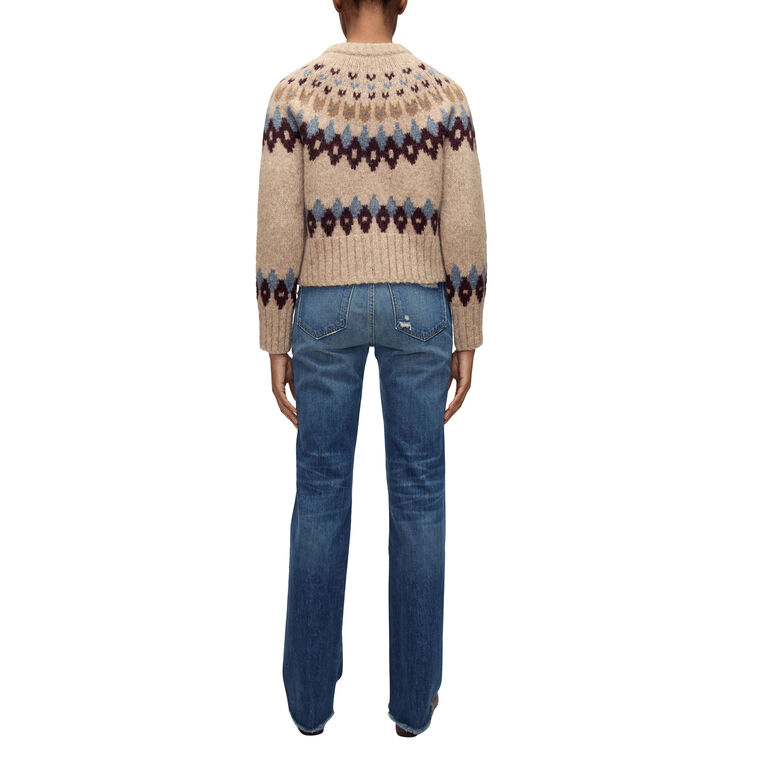 Christina Long Sleeve Fair Isle Cardigan image number null