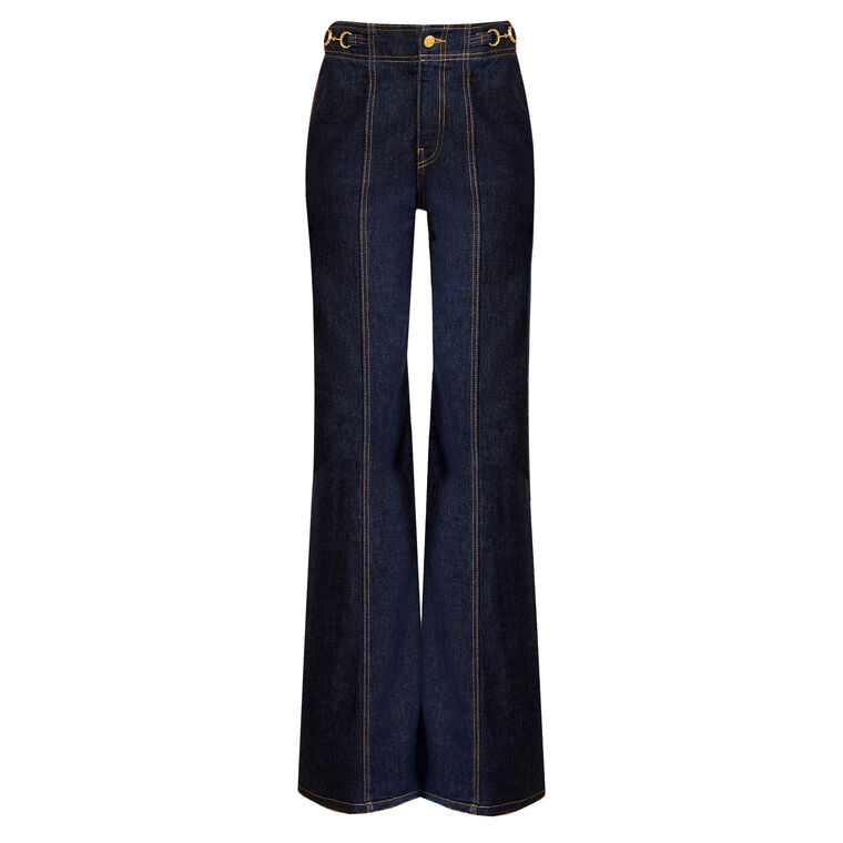 The Delphine High Rise Flared Jean image number null