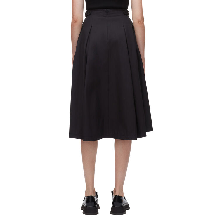 Pleated Utility Midi Skirt image number null