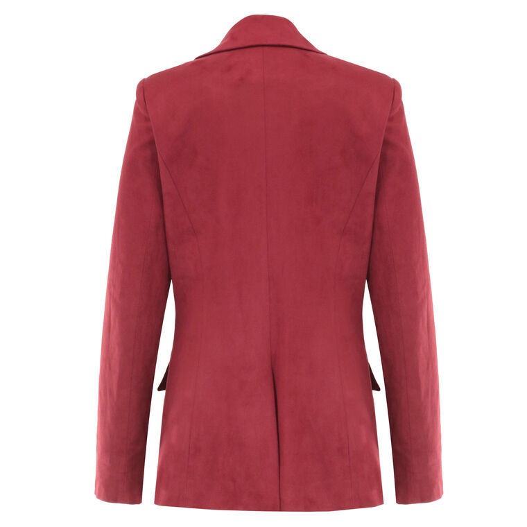 Marilyn Faux Suede Blazer image number null