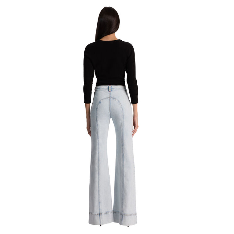 Gorgeous High Rise Wide-Leg Jean image number null