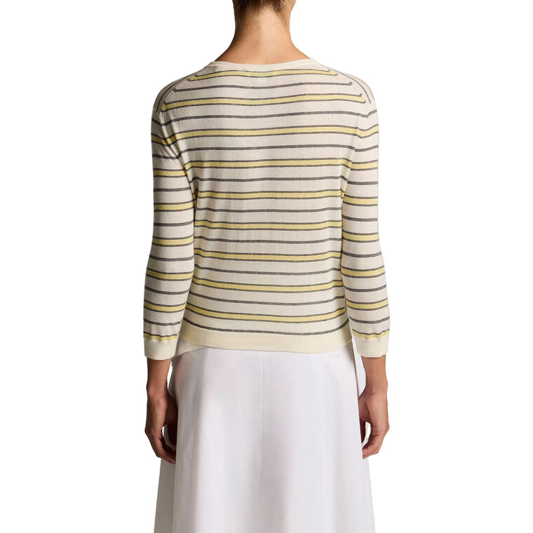 Striped Cardigan image number null