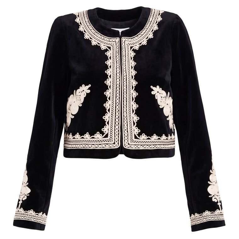 Braswell Velvet Jacket image number null