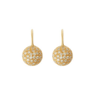 Diamond Ball Earrings