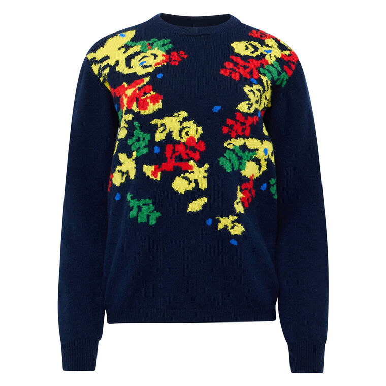 JWA X Pringle Floral Crewneck Sweater image number null