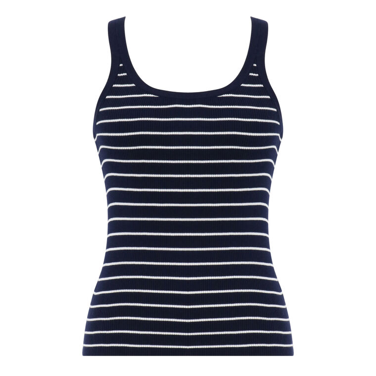Wrenley Stripe Sweater Tank image number null