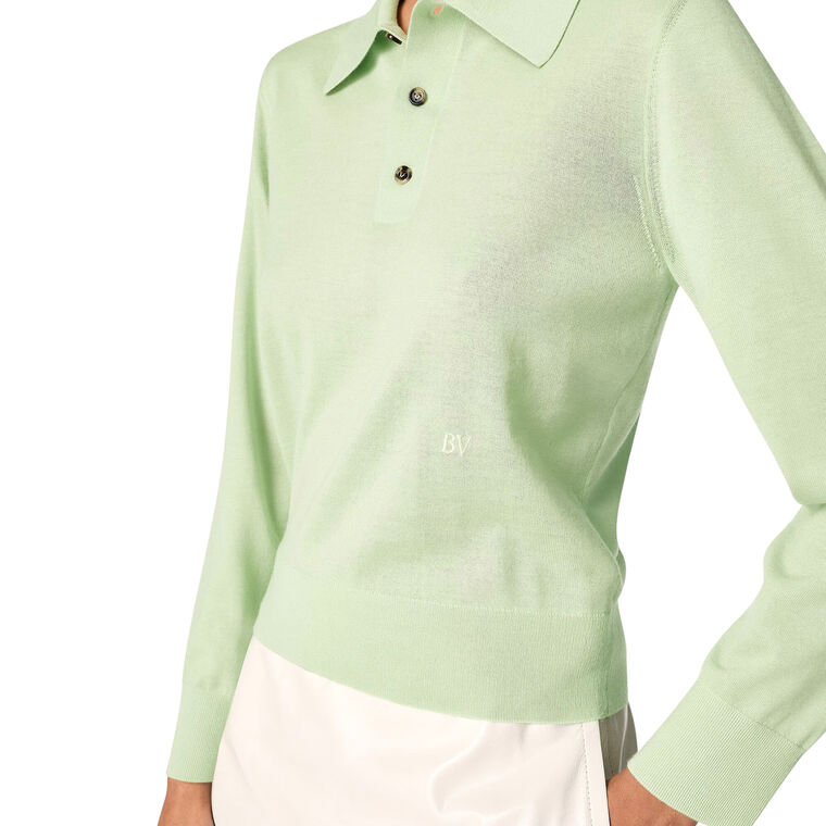 Light Fine Cashmere Polo image number null