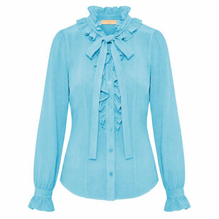 Catroux Long Sleeve Silk Blouse