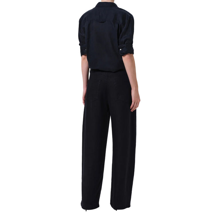 Brynn Drawstring Linen Trouser image number null