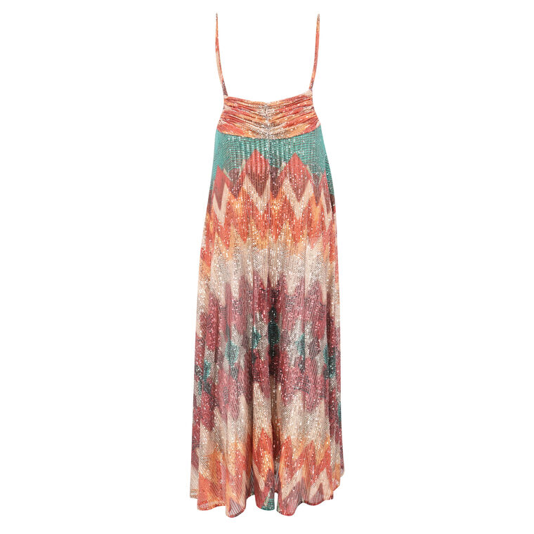 Reyna Sequin Halter Maxi Dress image number null