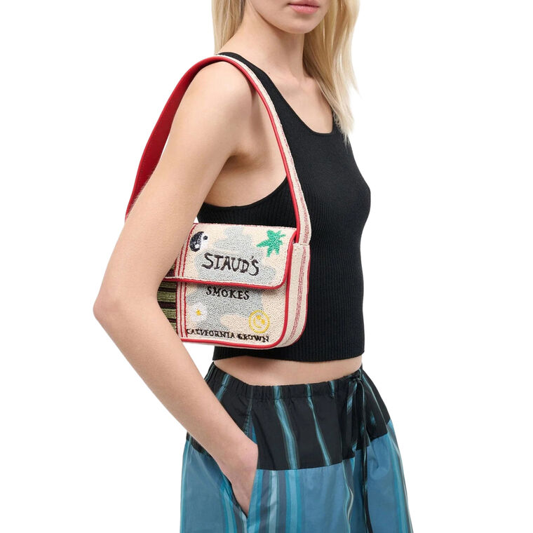 Tommy Beaded Shoulder Bag image number null