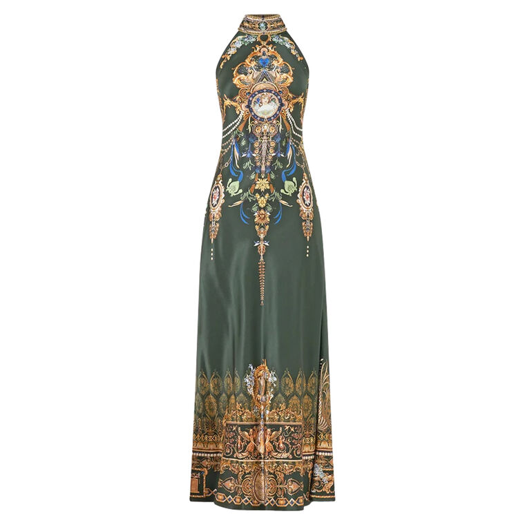 High Neck Bias Dress image number null