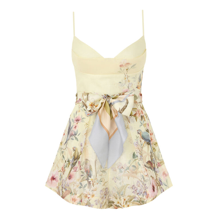 Rebellion Sleeveless Fitted Playsuit image number null