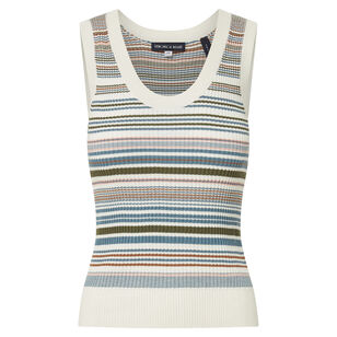 Ezinna Scoop-Neck Knit Tank Top