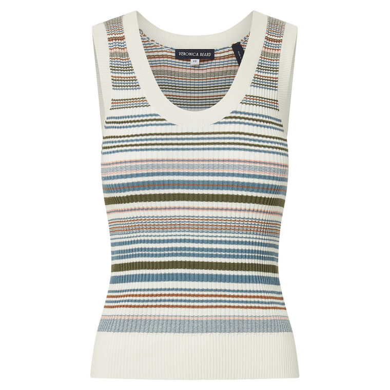 Ezinna Scoop-Neck Knit Tank Top image number null