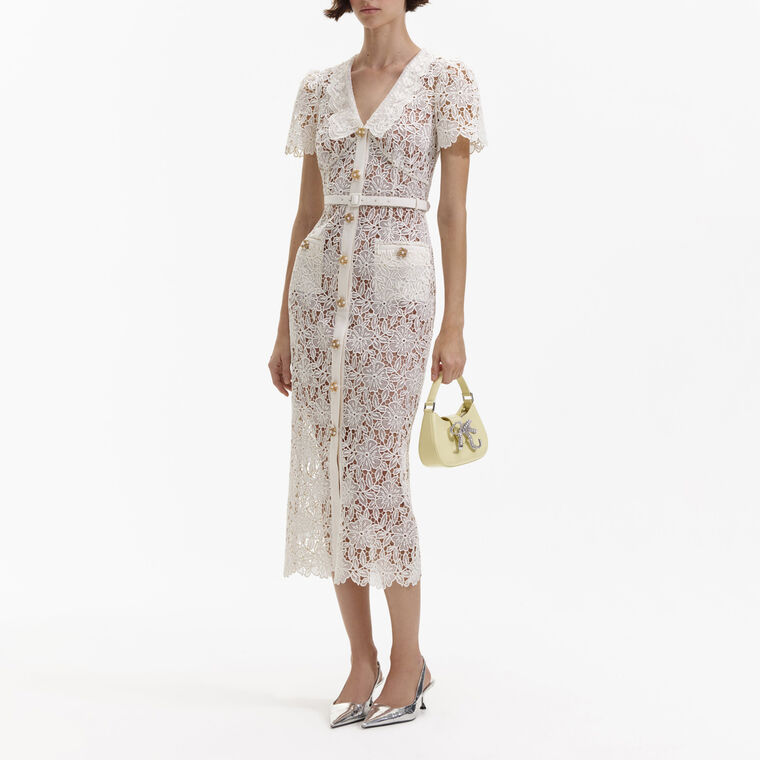 Lace Midi Dress image number null