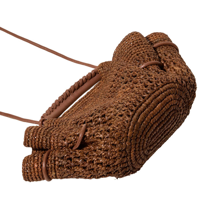 Arta Mini Crochet Raffia Bag image number null