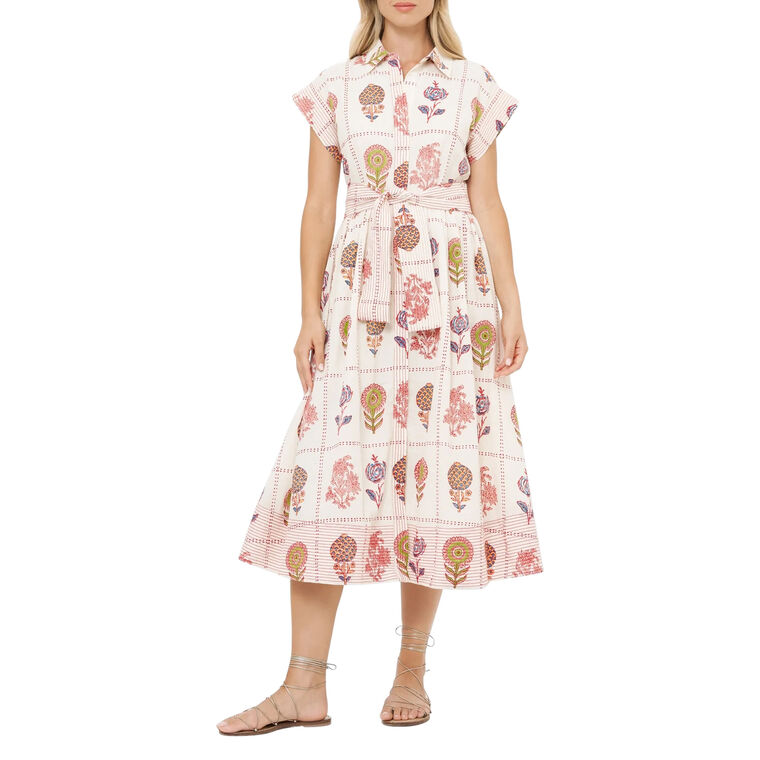 Taormina Belted Shirt Dress image number null