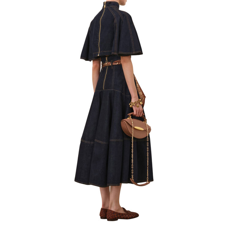 Hypnotic Short Sleeve Denim Capelet image number null